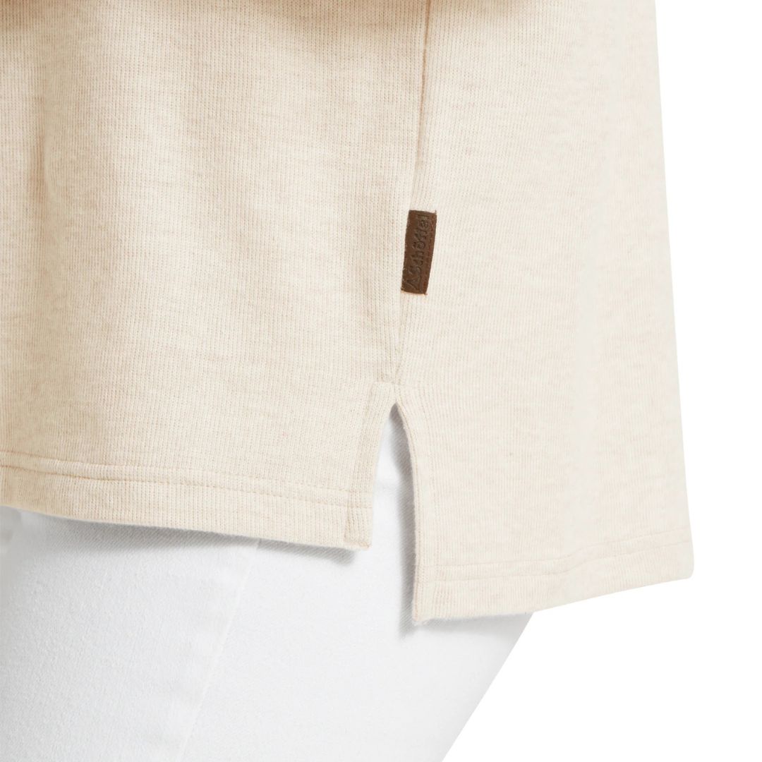 Schoffel Women's Appletree Bay Quarter Zip Jumper in Oat