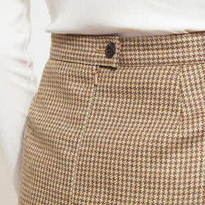 Schoffel Women's Beauly Tweed Skirt in Houndstooth tweed