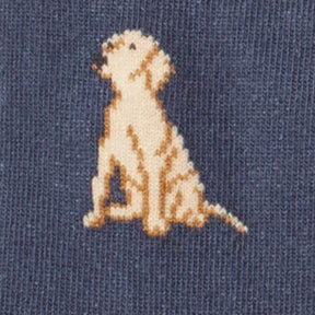 Schoffel Women's Cotton Socks in Navy Labrador