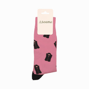 Schoffel Women's Cotton Socks in Pink Lyndon