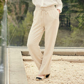 Schoffel Women's Daphne Linen Trousers in Oat