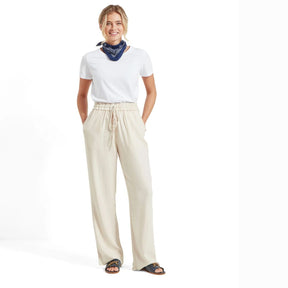 Schoffel Women's Daphne Linen Trousers in Oat