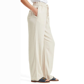 Schoffel Women's Daphne Linen Trousers in Oat