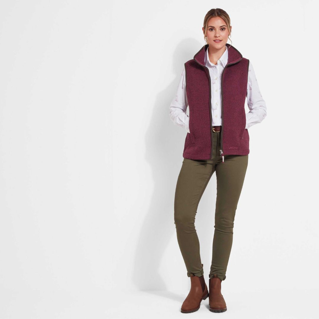 Schoffel Women's Ashton Gilet in Mulberry