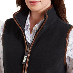 Schoffel Women's Lyndon Fleece Gilet in Gunmetal
