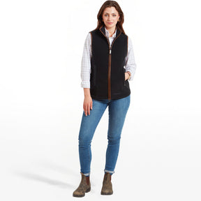 Schoffel Women's Lyndon Fleece Gilet in Gunmetal
