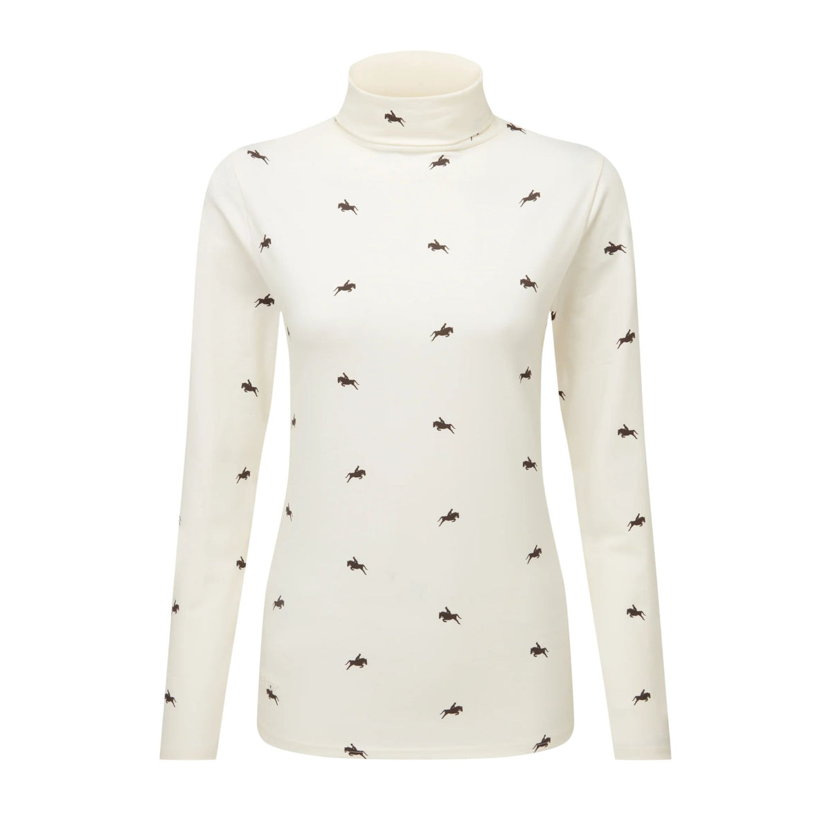Schoffel Women's Malham Roll Neck Top in Bay Horse