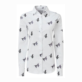 Schoffel Women's Owen Williams Shirt in Woodcock Print