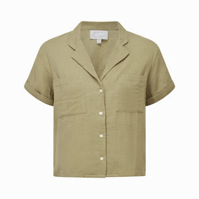 Schoffel Women's Summerfield Shirt in Light Khaki Green