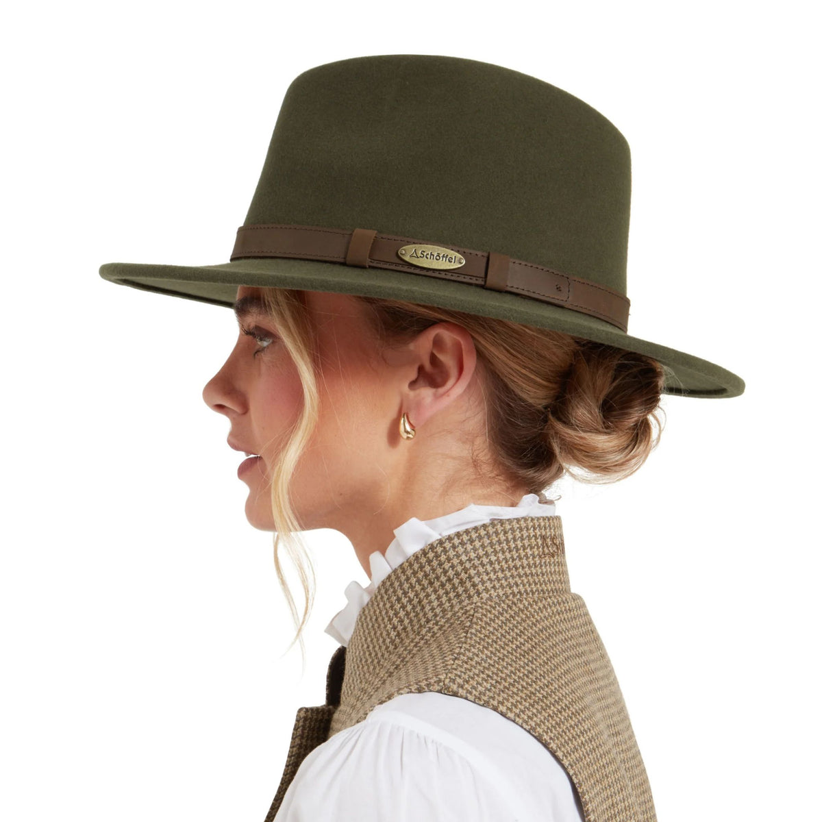 Schoffel Women's Willow Fedora II in Forest