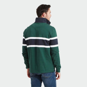 Schoffel Unisex Exmouth Quarter Zip Jumper in Pine Green