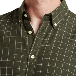 Schoffel Men's Aldeburgh Shirt in Wood, Wine & Ecru Check
