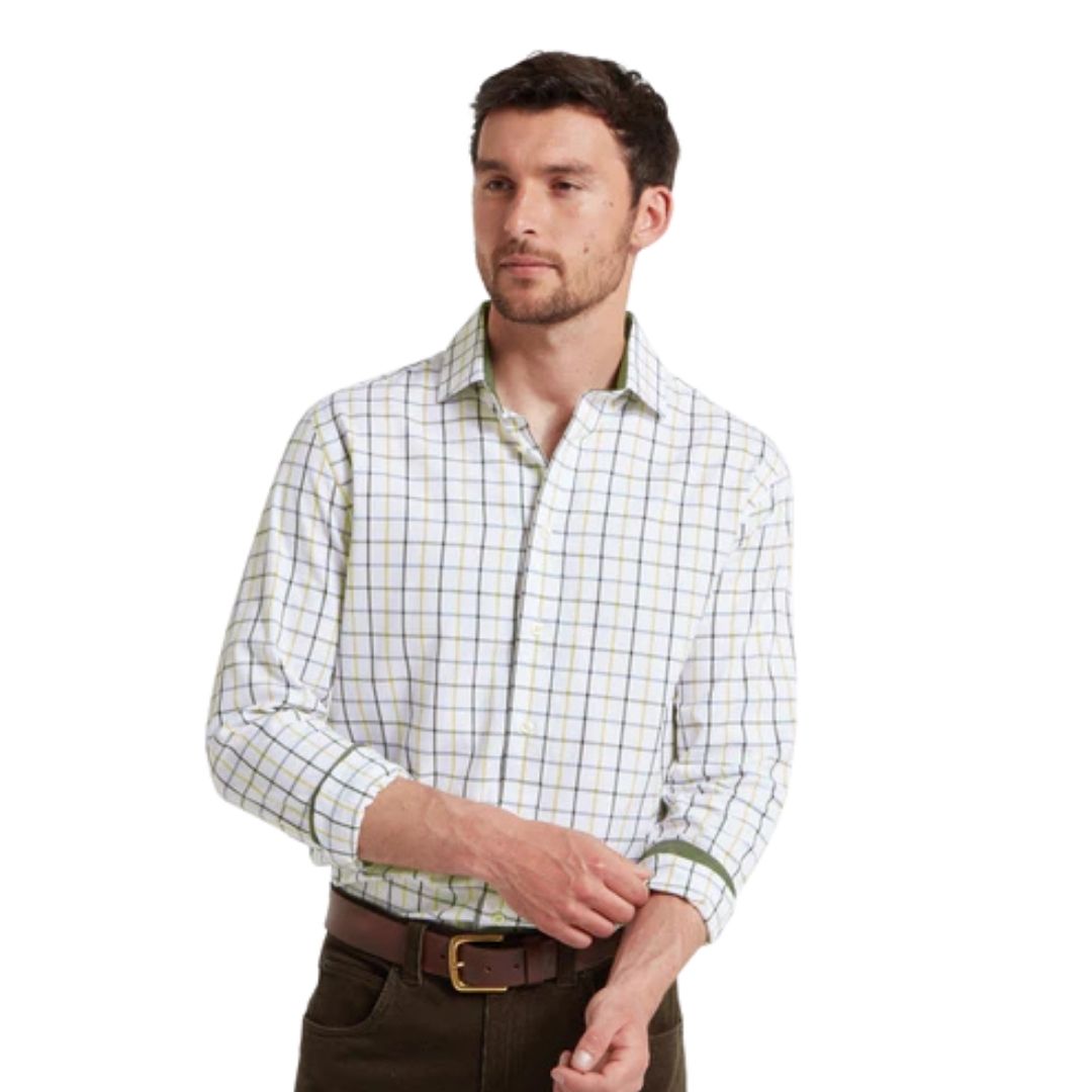 Schoffel Men's Baconsthorpe Tailored Shirt in Woodland Check