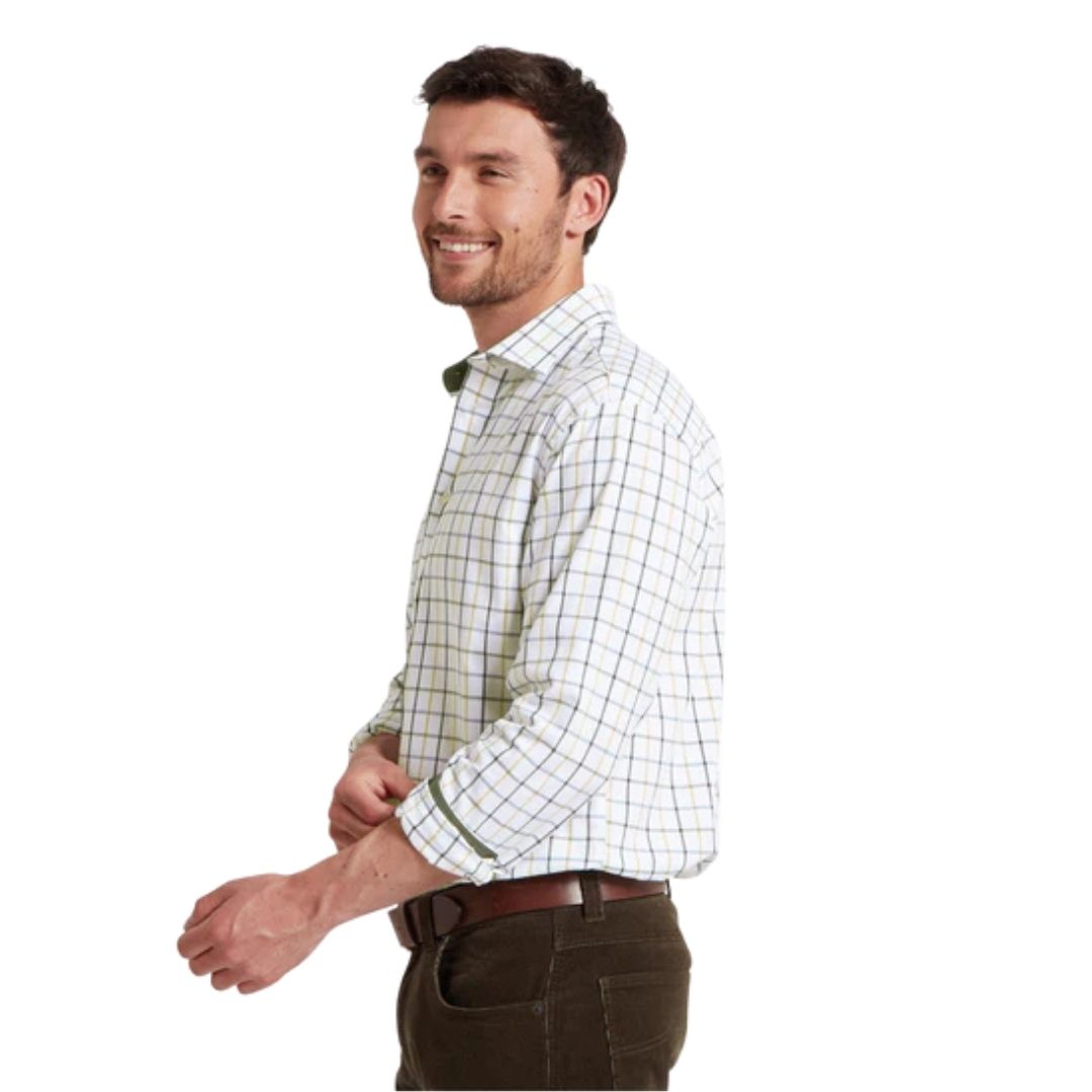 Schoffel Men's Baconsthorpe Tailored Shirt in Woodland Check