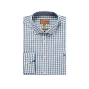 Schoffel Men's Thorpeness Tailored Shirt in Pigeon Blue
