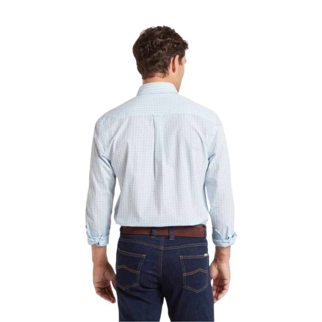 Schoffel Men's Thorpeness Tailored Shirt in Powder Blue