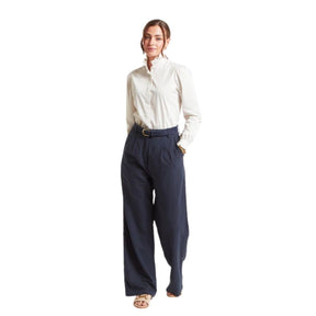 Schoffel Women's Fakenham Shirt in Linen Stripe