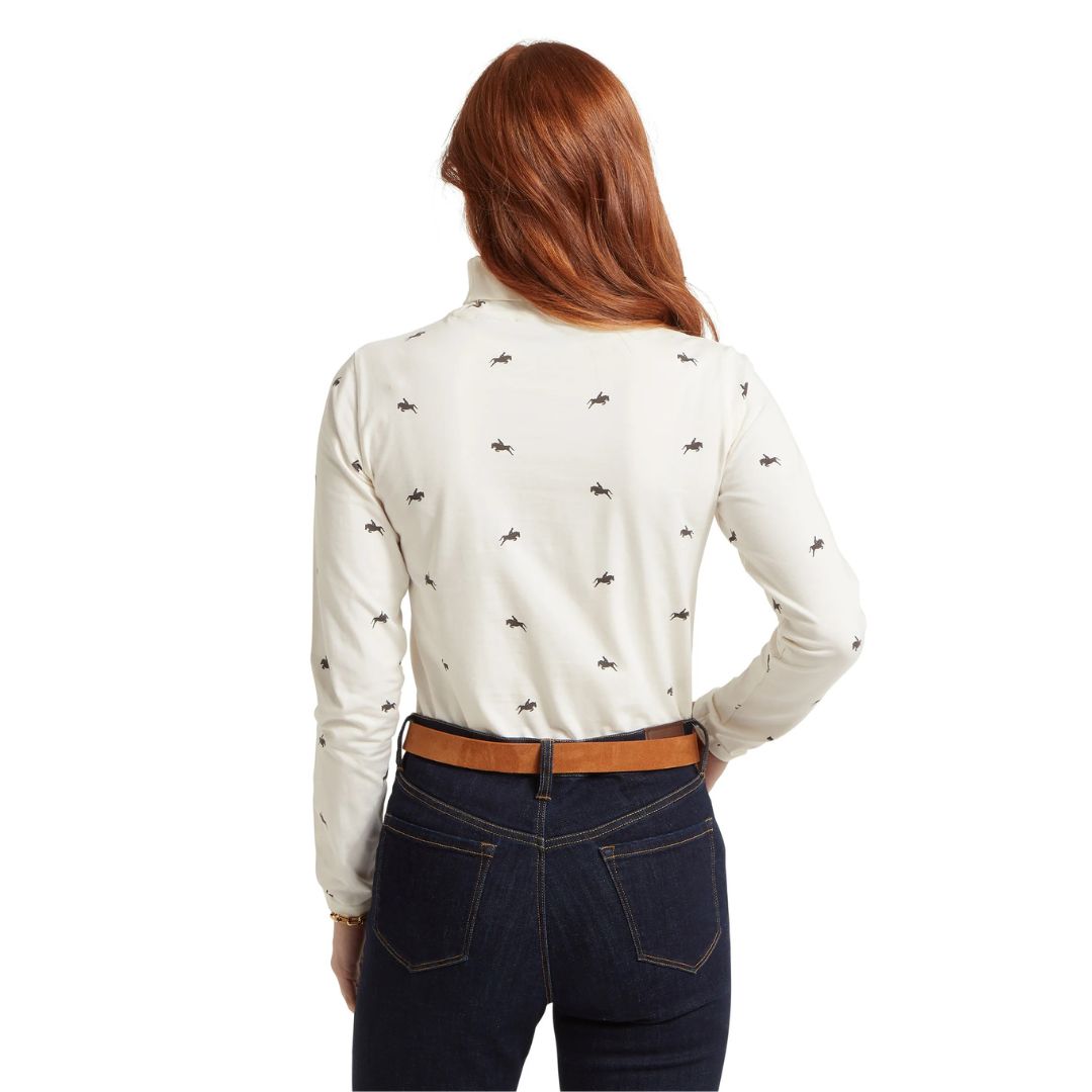 Schoffel Women's Malham Roll Neck Top in Bay Horse