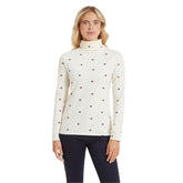Schoffel Women's Malham Roll Neck Top in Wine Pheasant