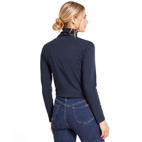 Schoffel Women's Rosedale Roll Neck Jumper in Navy