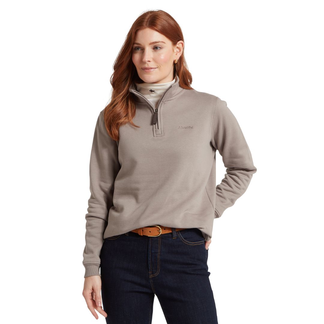 Schoffel Women's Sennen Cove Jumper in Mushroom