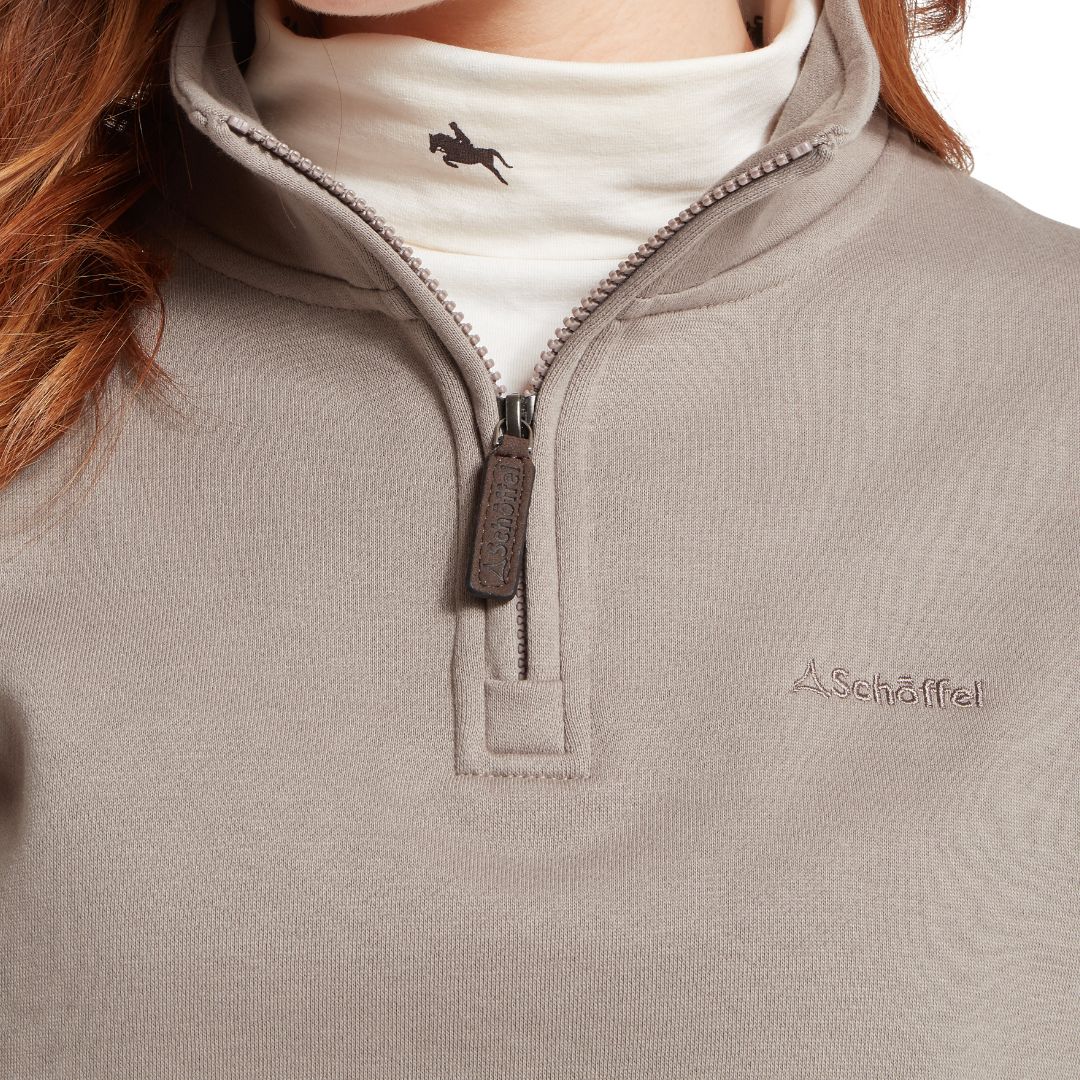 Schoffel Women's Sennen Cove Jumper in Mushroom