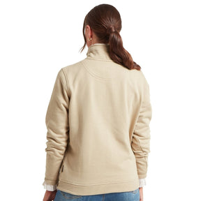 Schoffel Women's St Issey Quarter Zip Jumper in Cobblestone
