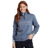 Schoffel Women's St Issey Quarter Zip Jumper in Storm Blue