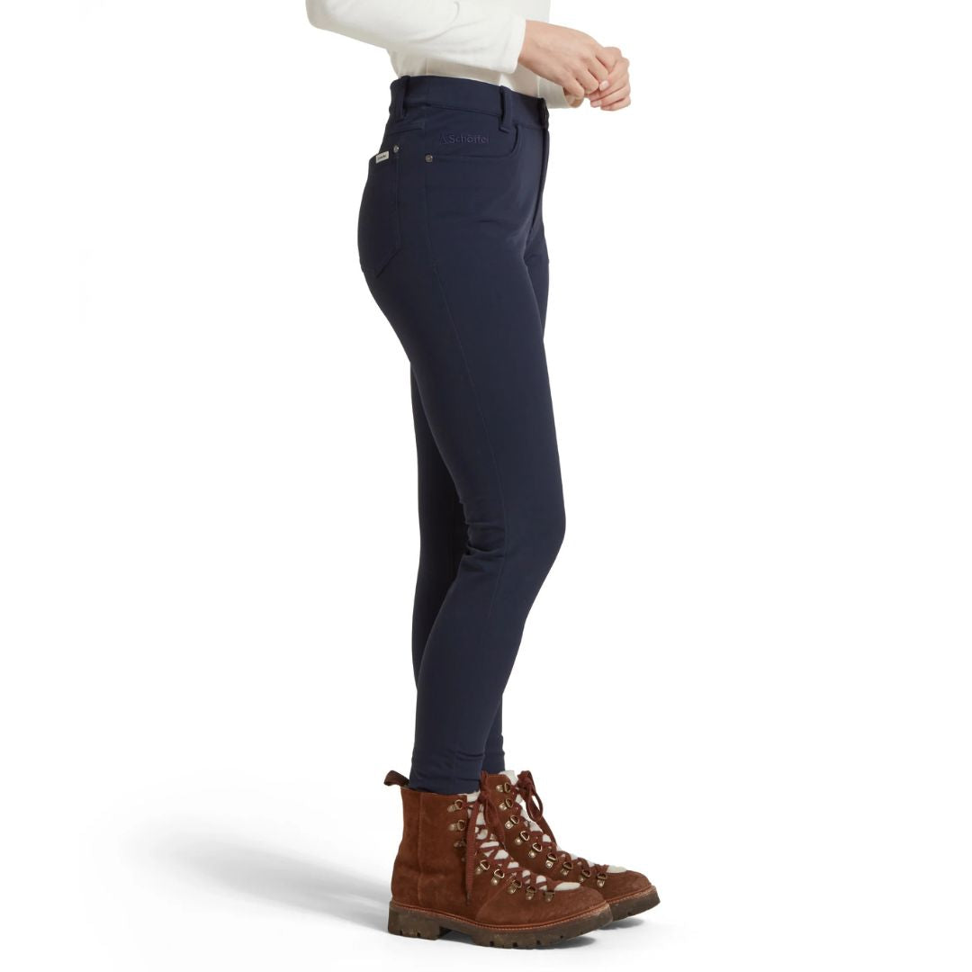 Schoffel Women's Whitwell Water Repellent Trouser in True Navy