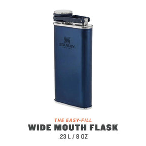Stanley Classic Easy Fill Wide Mouth Flask in Nightfall Blue (230ml)