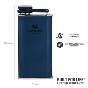 Stanley Classic Easy Fill Wide Mouth Flask in Nightfall Blue (230ml)
