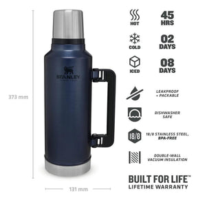 Stanley Classic Legendary Bottle in Nightfall Blue (1900ml)