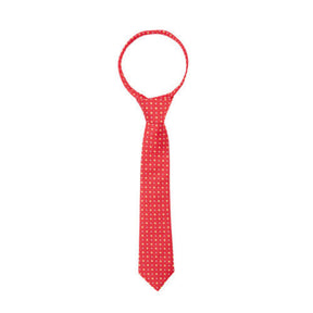 Supreme Products Kids Show Riding Tie in Red with Gold Diamonds Print