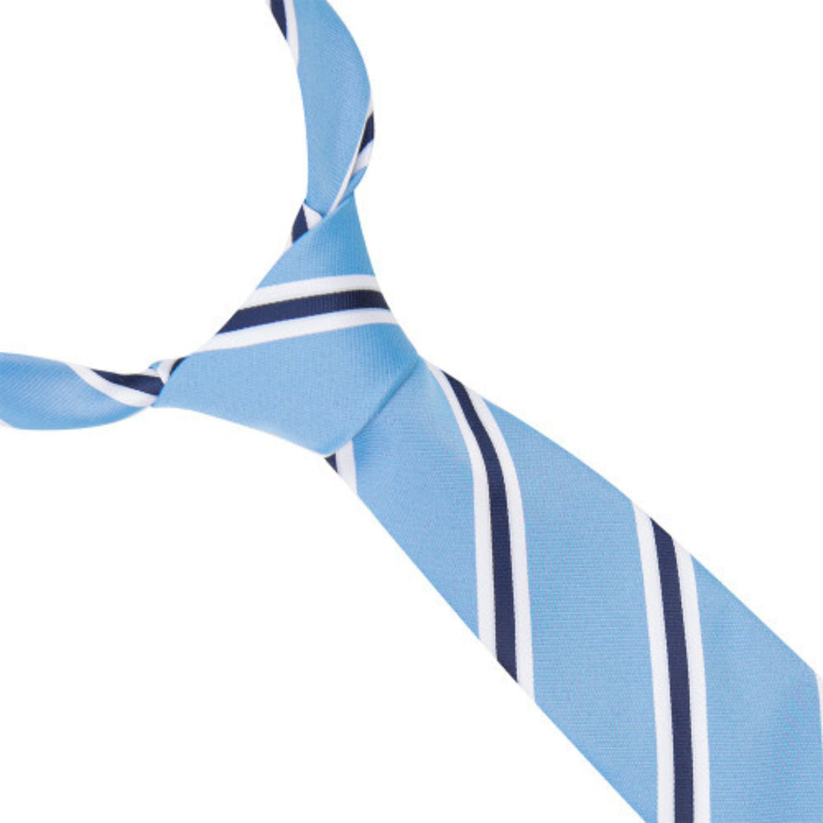Supreme Products Kids Show Riding Tie in Blue with Navy Stripes