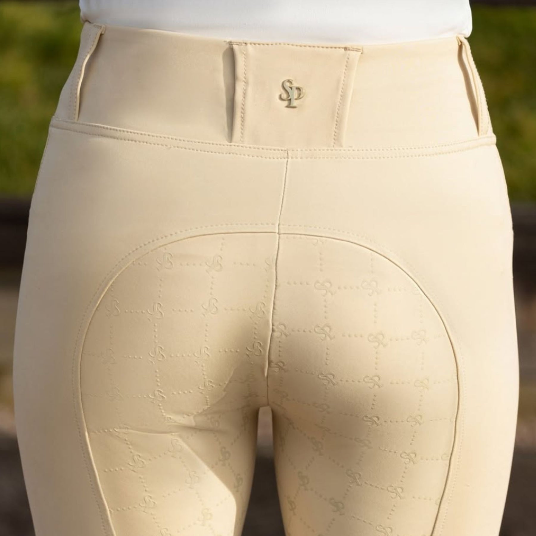 Supreme Products Women's Champion Show Rider Competition Breeches in Oatmeal Beige