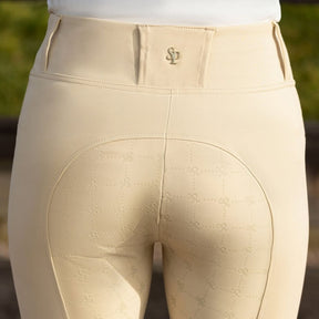 Supreme Products Women's Champion Show Rider Competition Breeches in Oatmeal Beige