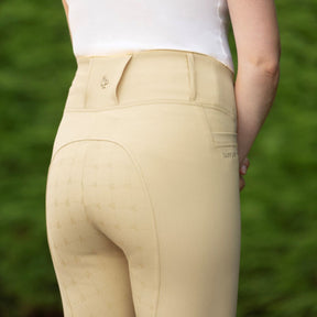 Supreme Products Women's Champion Show Rider Competition Breeches in Oatmeal Beige