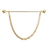 Supreme Products Class Act Collar Pin in Gold