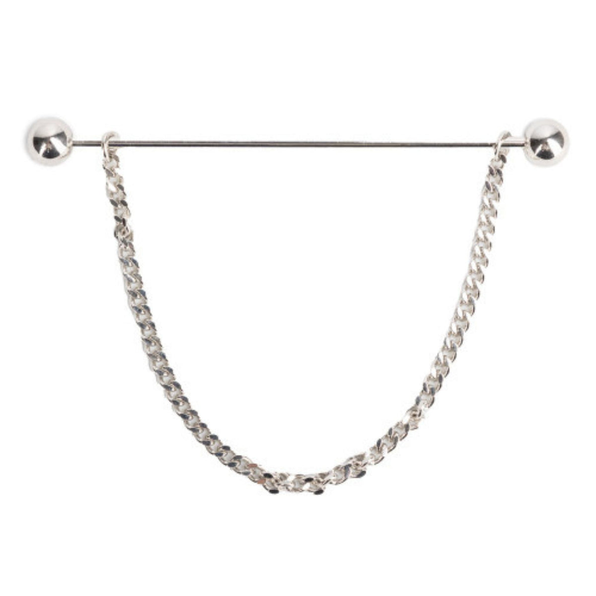 Supreme Products Class Act Collar Pin in Silver