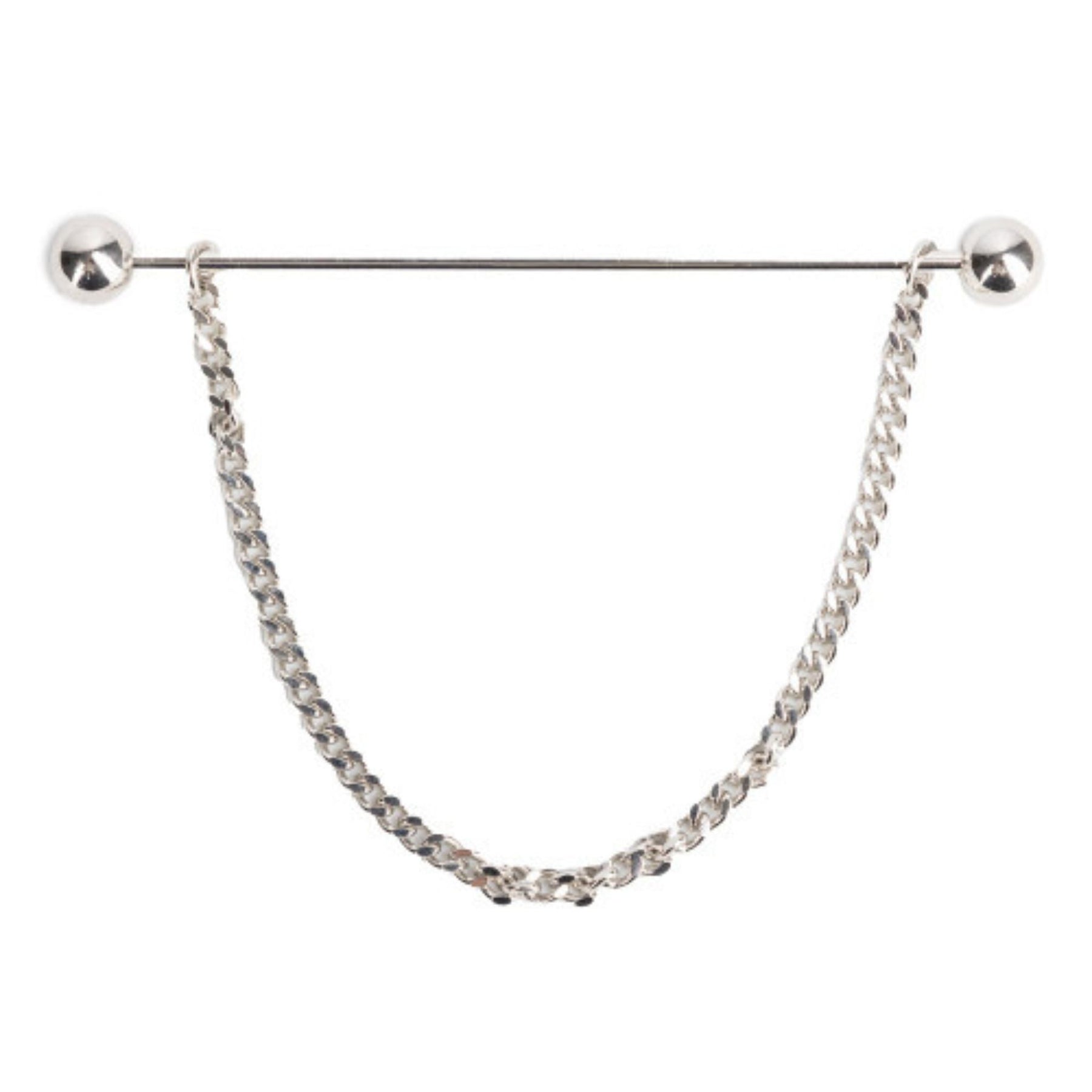 Supreme Products Class Act Collar Pin in Silver