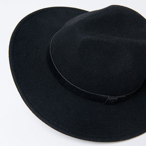 Surkana Fedora Hat in Black