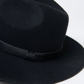 Surkana Fedora Hat in Black
