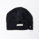 Surkana Gotu Knit Turban in Black