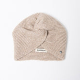 Surkana Gotu Knit Turban in Ecru