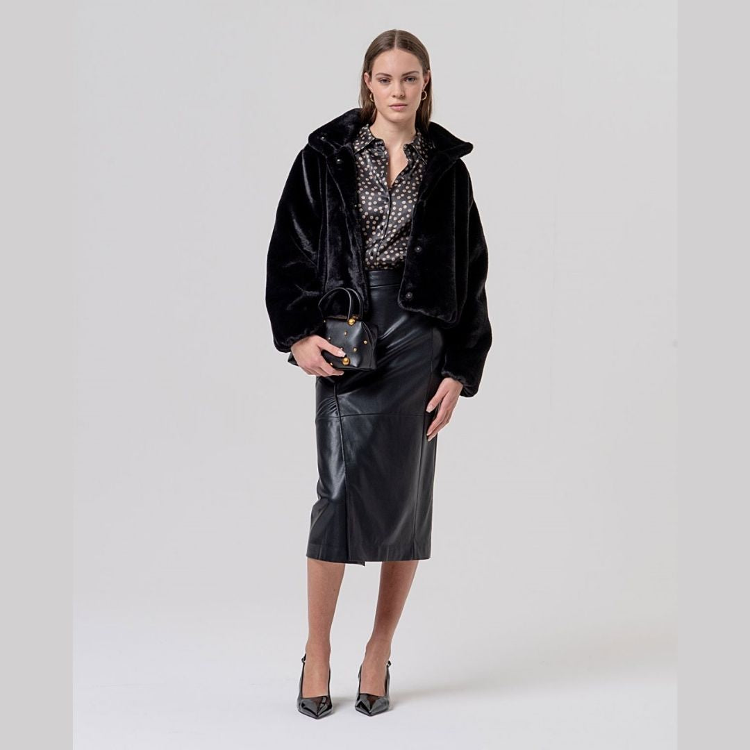 Surkana Pencil Skirt in Black