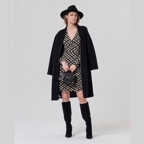 Surkana Short Dress in Black