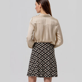 Surkana Short Skirt in Black