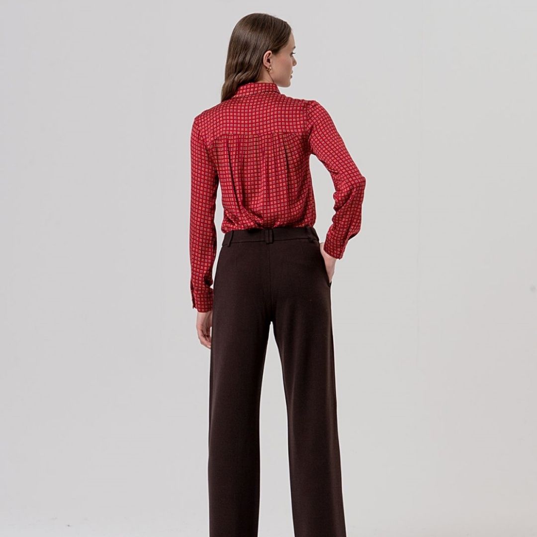 Surkana Straight Pants in Chocolate