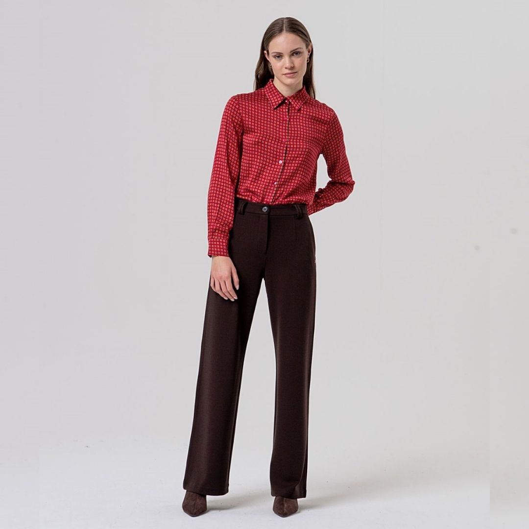 Surkana Straight Pants in Chocolate