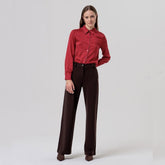 Surkana Straight Pants in Chocolate